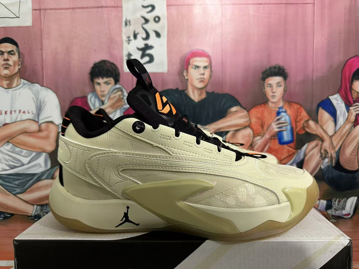 Jordan Luka 2 Basketball Shoes Beige Black Orange