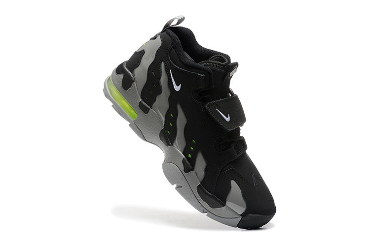 Nike Air More Uptempo Low Sneakers Black Grey Green