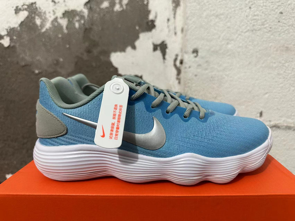 Nike Blue and White Lace-Up Sneakers