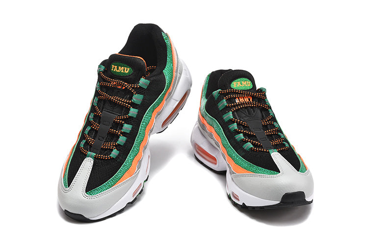 Nike Air Max 95 Sneakers Green Orange Gray
