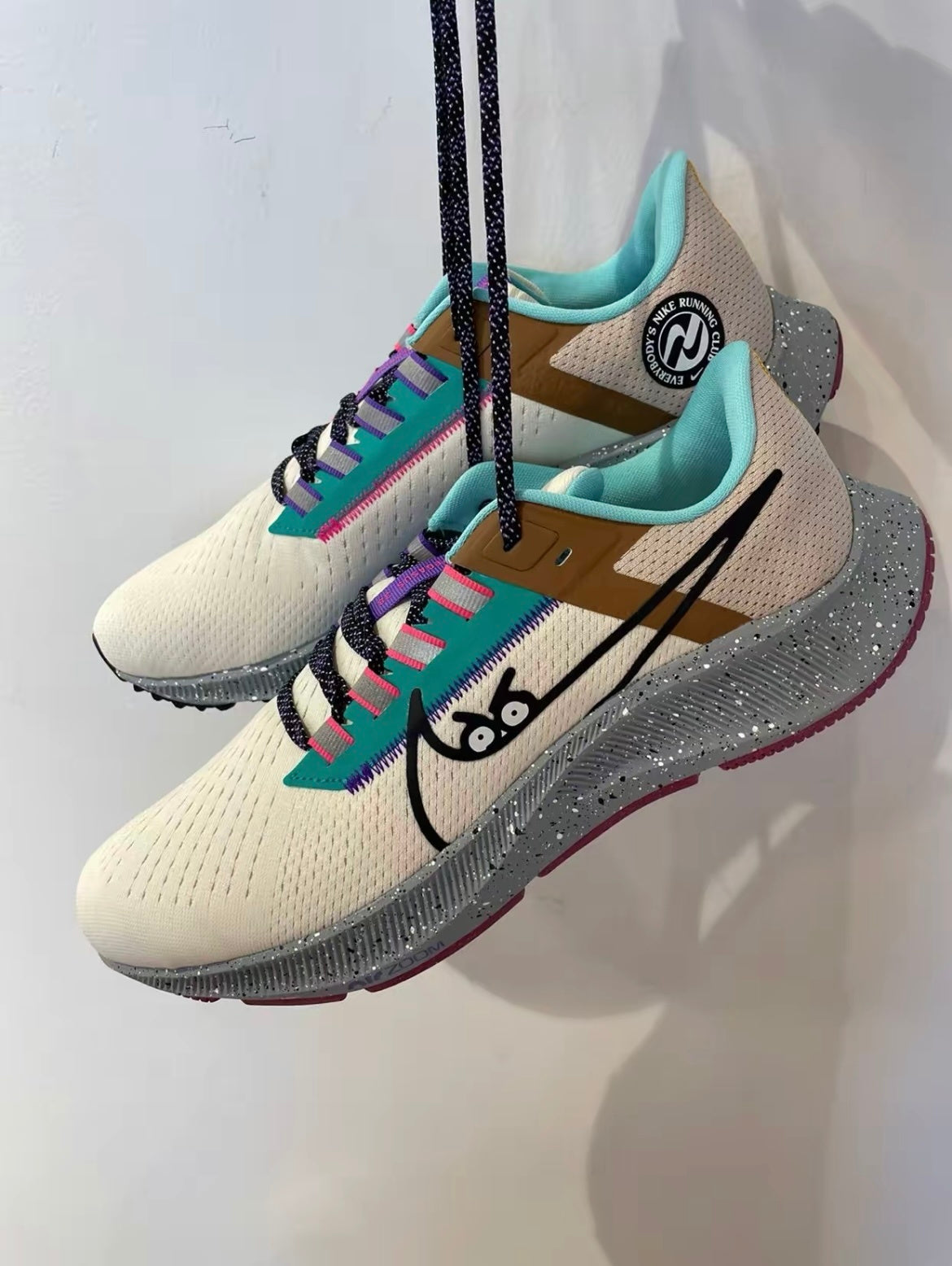 Nike Air Zoom Pegasus 38 Running Shoes in Ivory DO2337-100