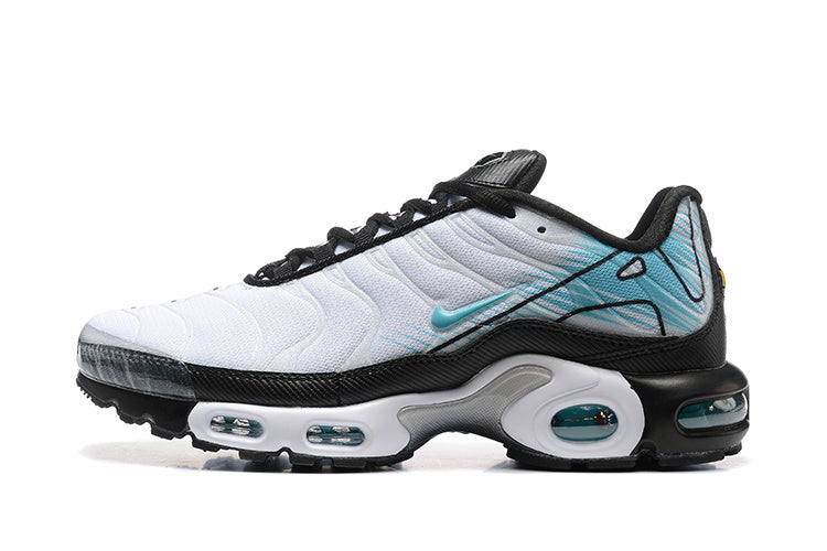 Nike Air Max Plus White and Teal Sneakers