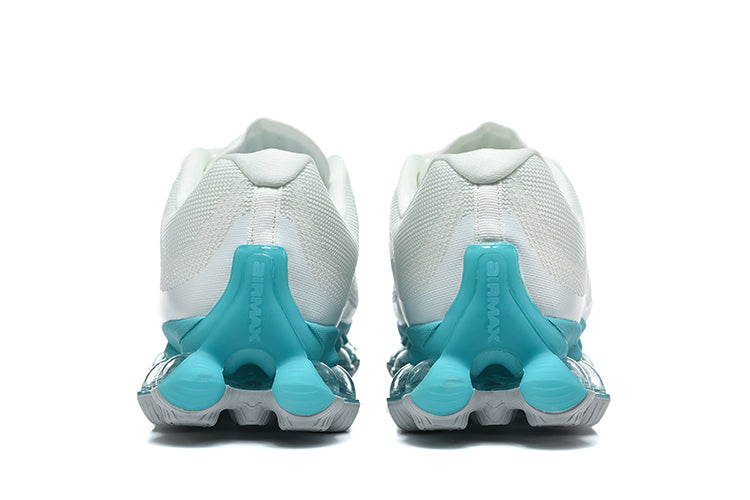 Nike Air Max White and Teal Sneakers