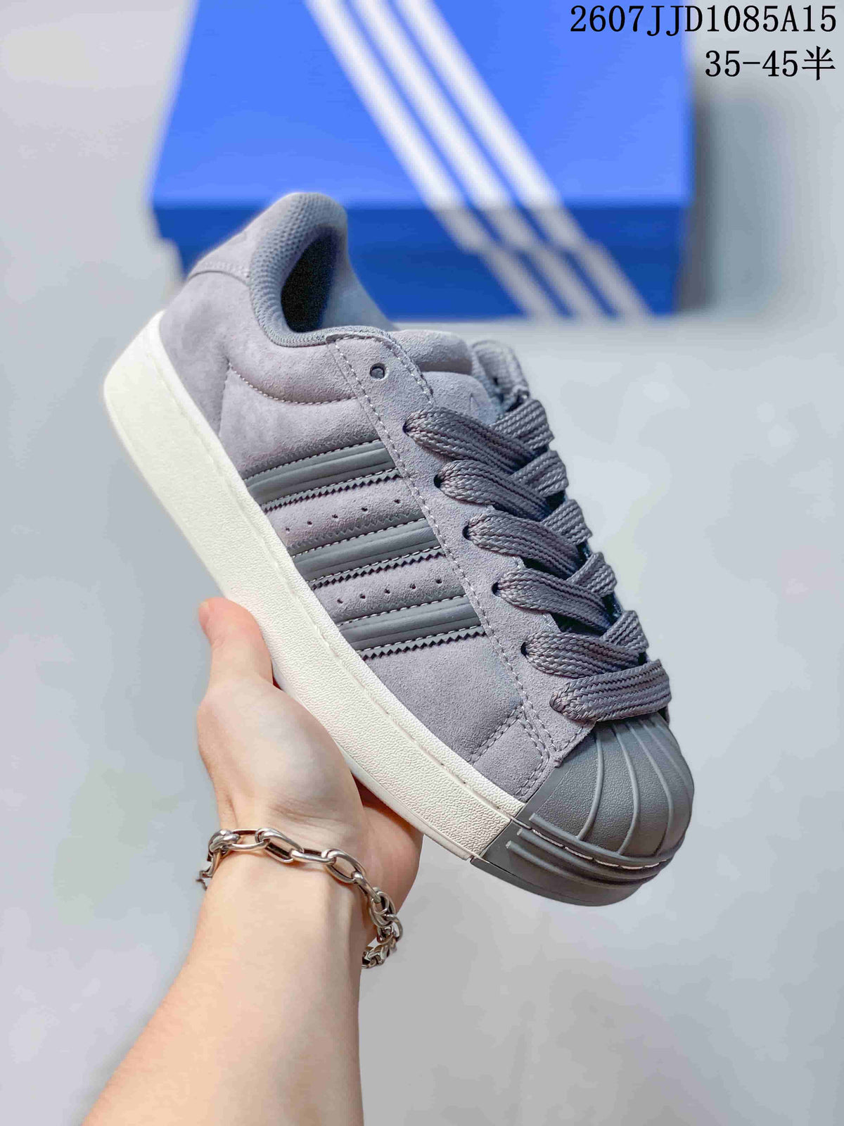 Adidas Superstar XLG Grey Sneakers JR7444