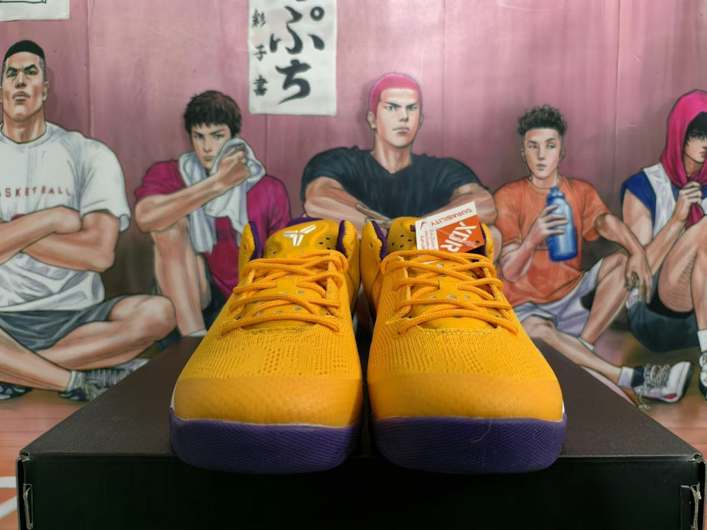 Nike Kobe 5 Protro Basketball Shoes Yellow Purple