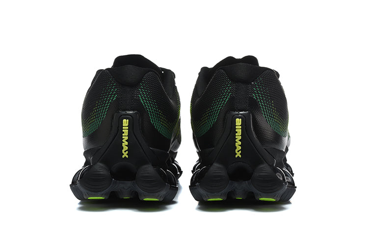 Nike Air Max Black and Volt Green Sneakers
