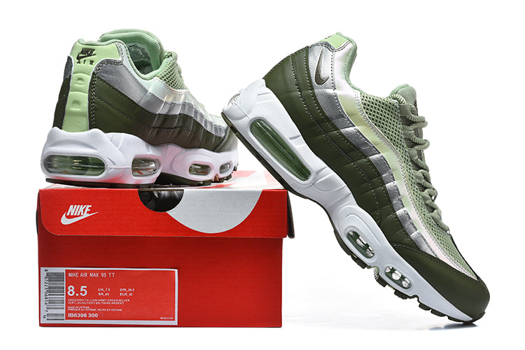 Nike Air Max 95 TT Sneakers in Green and Silver