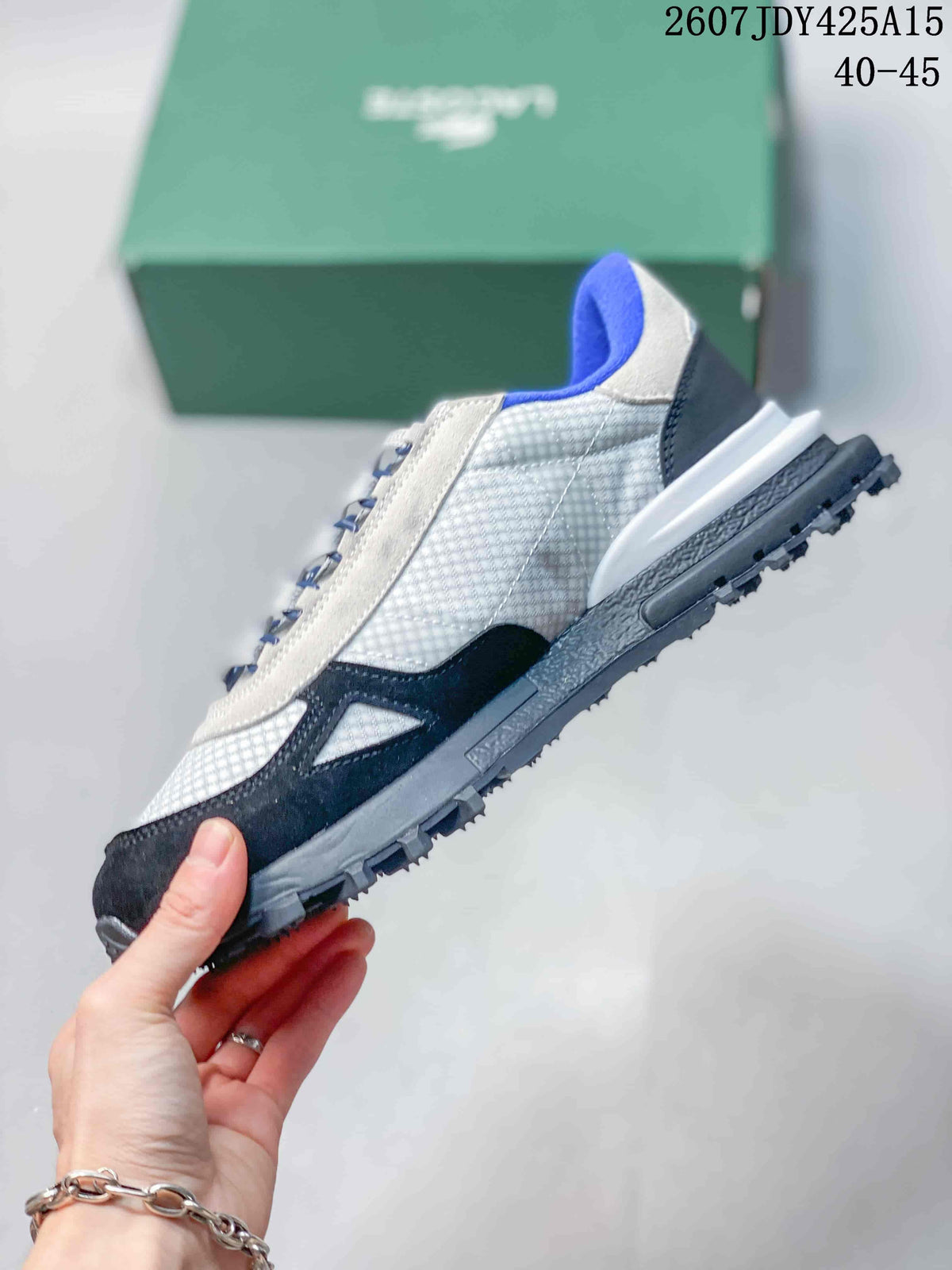 Lacoste Casual Sneakers White Black Blue 2607JDY425A15