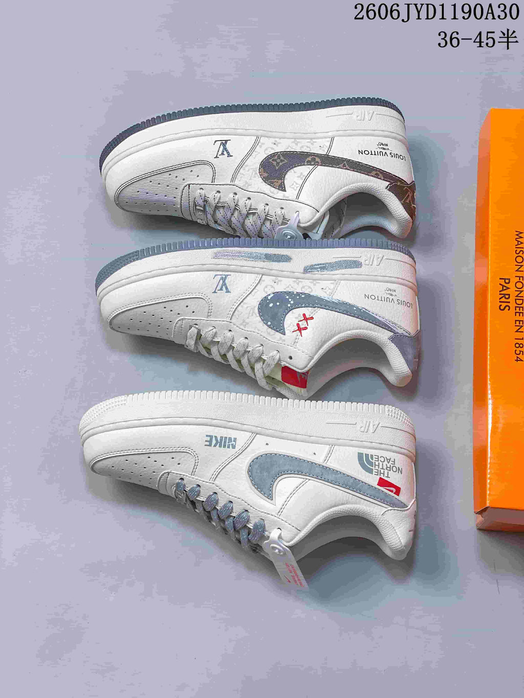 Nike Air Force 1 Low x The North Face Style Sneaker, Cream