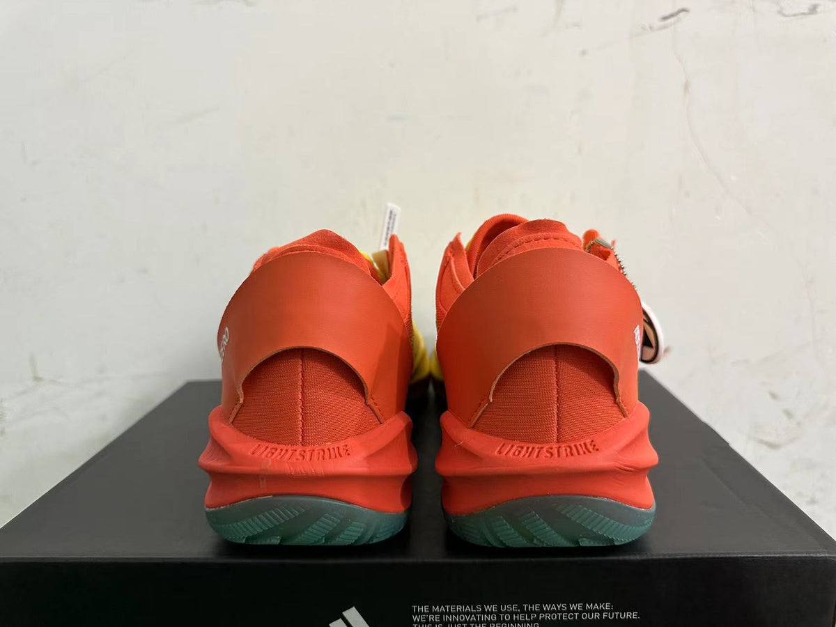 Adidas Adizero Basketball Shoes Yellow Orange