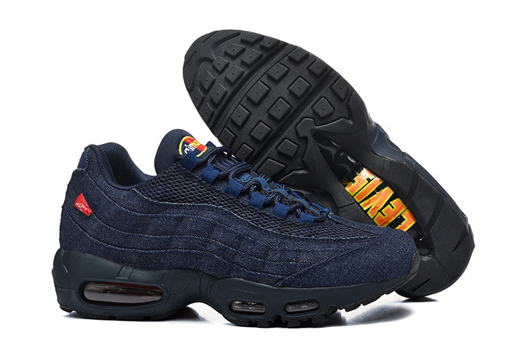 Nike Air Max 95 Denim Sneakers in Navy