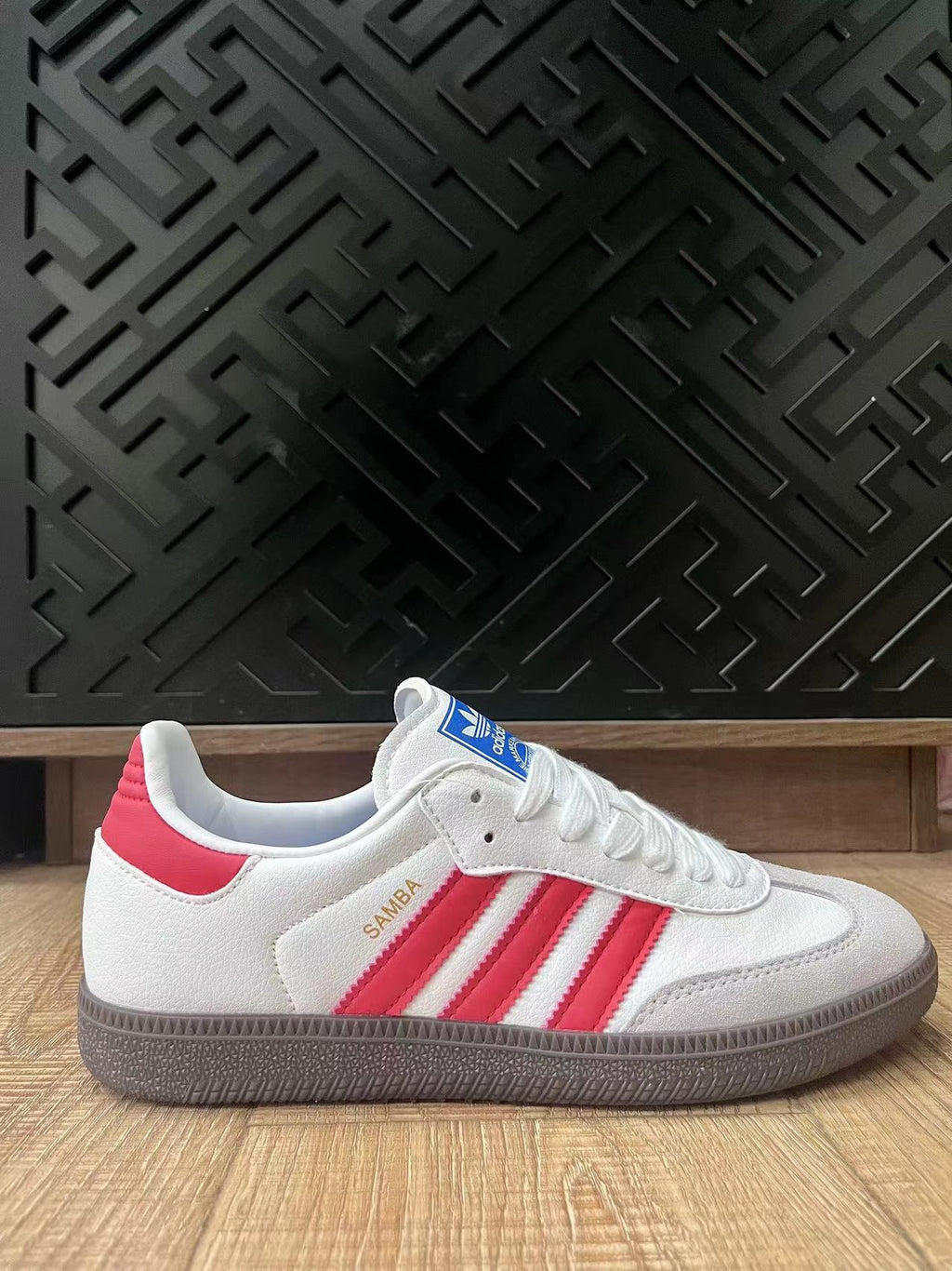 adidas Samba Sneakers White Pink Gum Sole