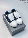 NUMERIS Denim Casual Sneakers Navy and White 07JJD427A1