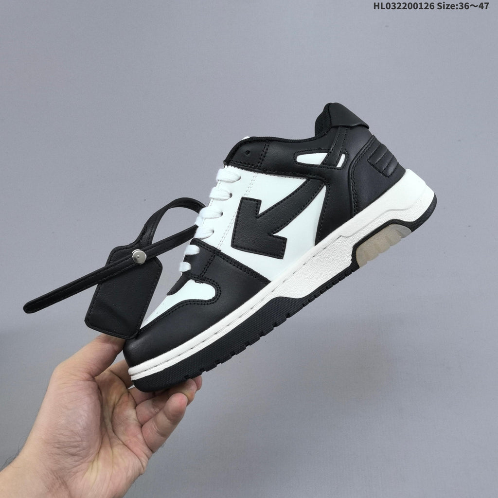 Off-White Out Of Office Low-Top Sneakers Black White