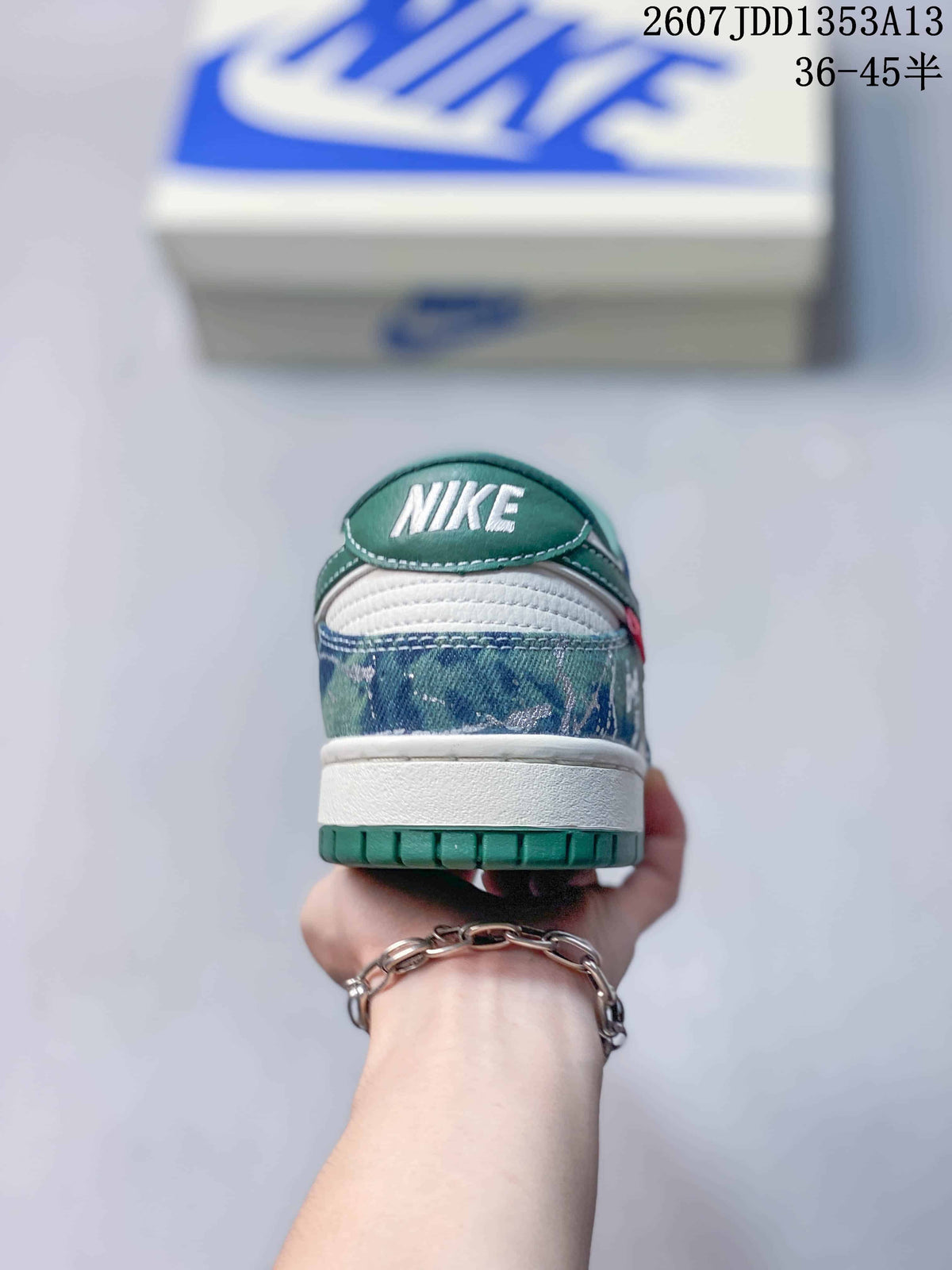 Nike SB Dunk Low Blue Green White JDD1353A13