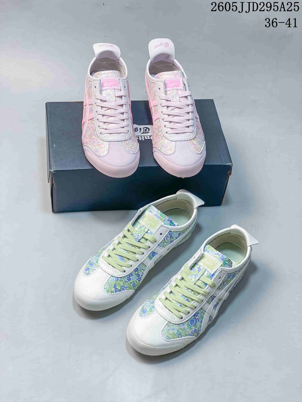 Onitsuka Tiger Mexico 66 Floral Print Low-Top Sneakers