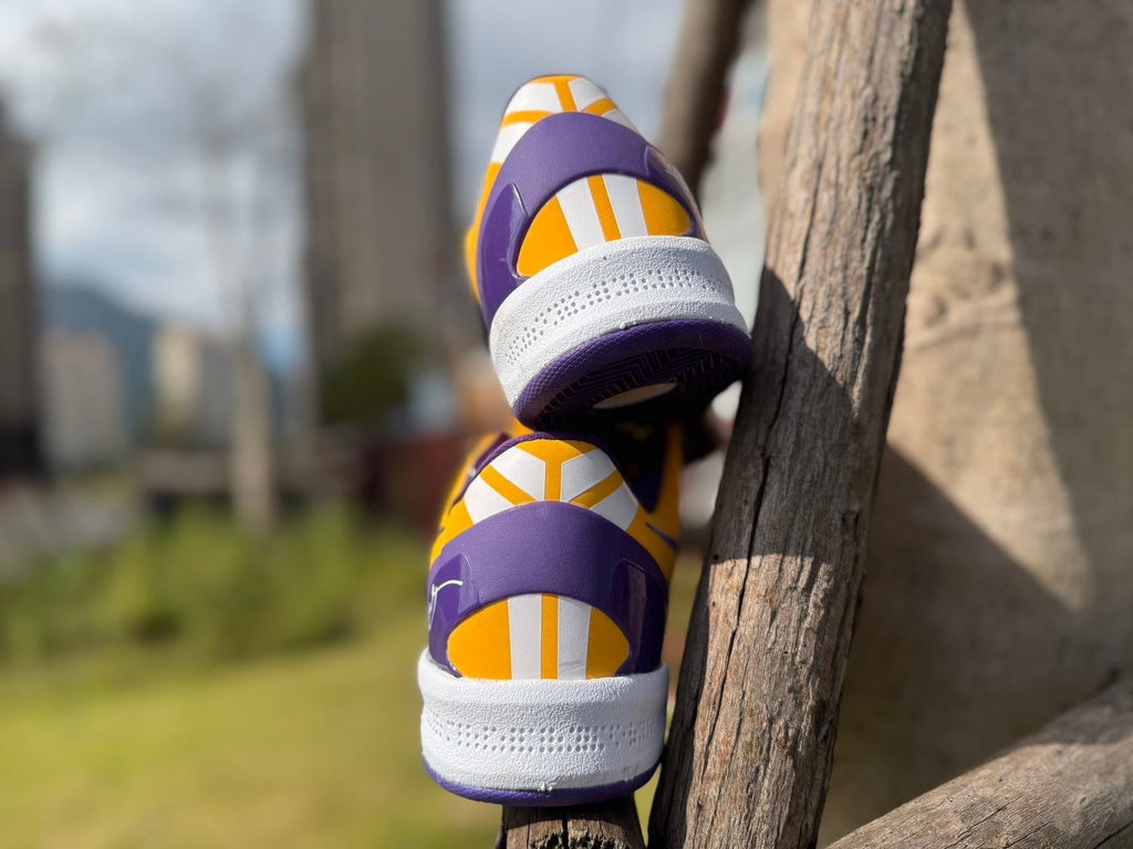Nike Kobe 8 LSU Basketball Shoes in Gold and Purple