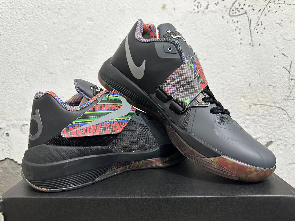 Nike KD Basketball Shoes in Black and Multicolor