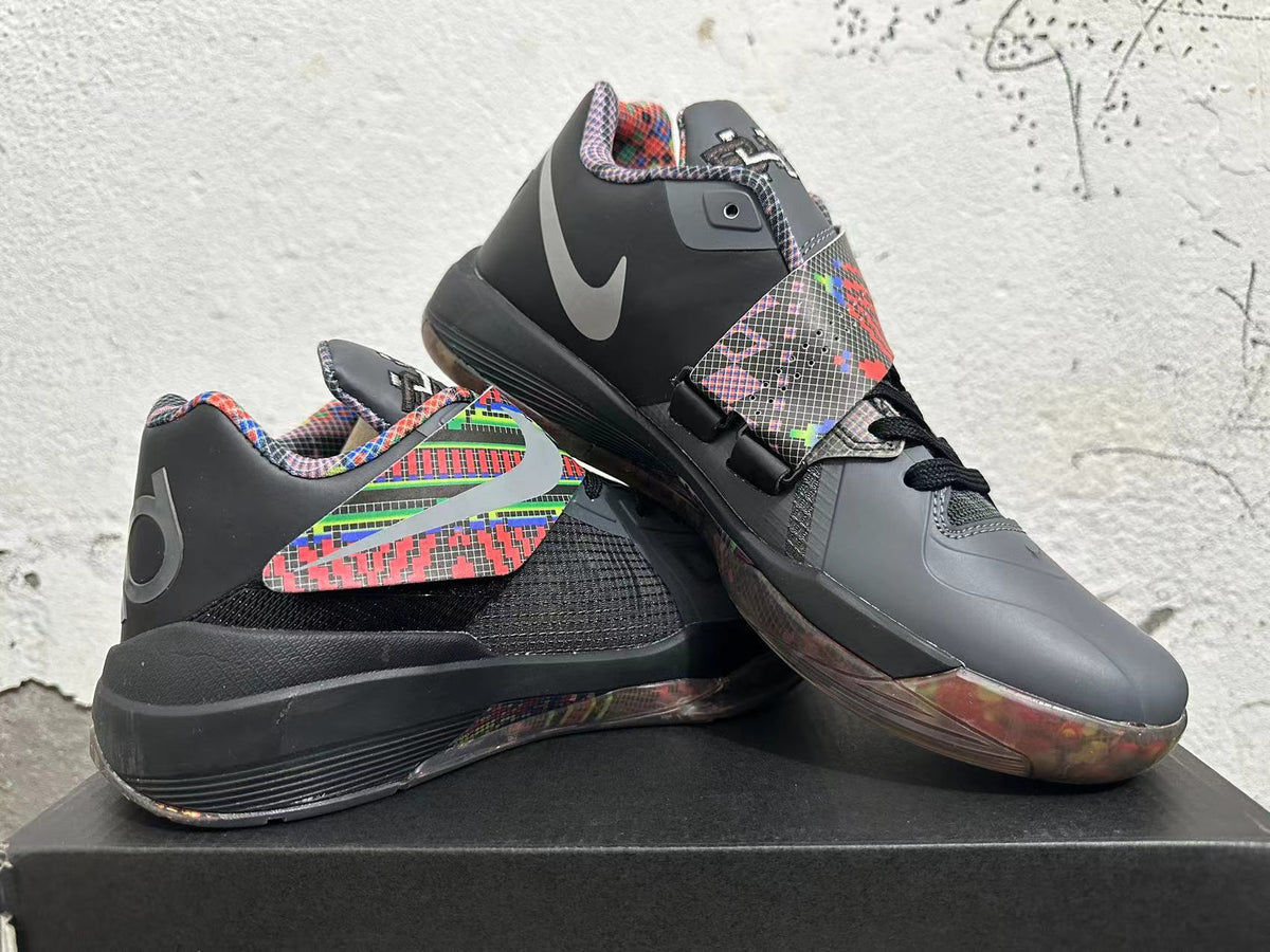 Nike KD Basketball Shoes in Black and Multicolor