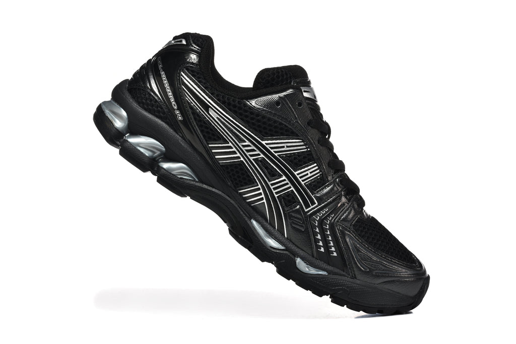 ASICS Gel-Kayano 14 Black and Silver Sneakers