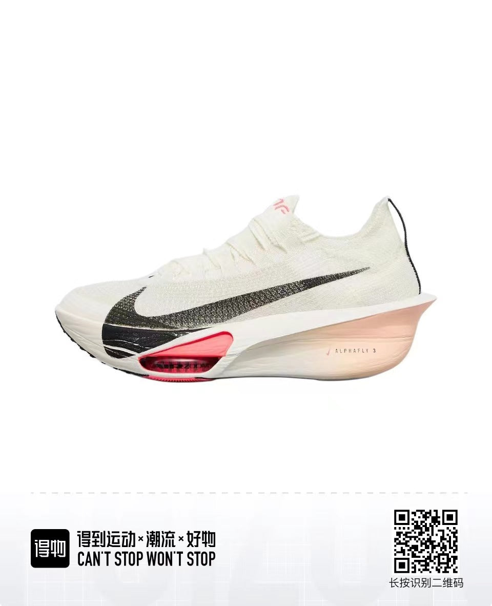 Nike Alphafly 3 White and Black Running Shoes