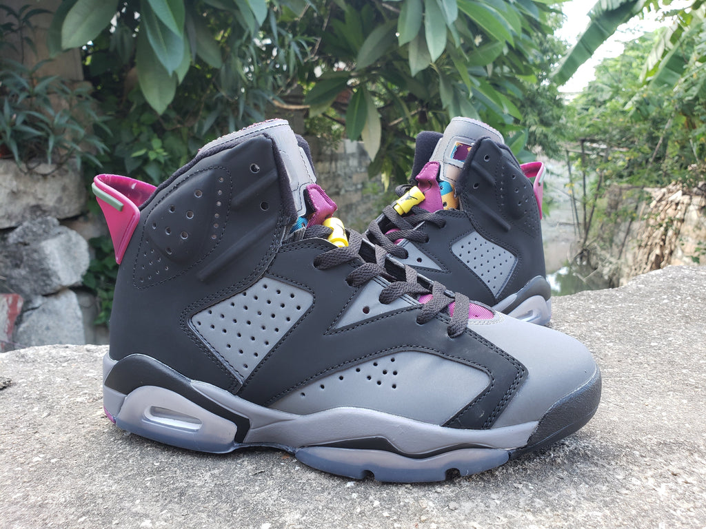 Air Jordan 6 Bordeaux High-Top Sneakers