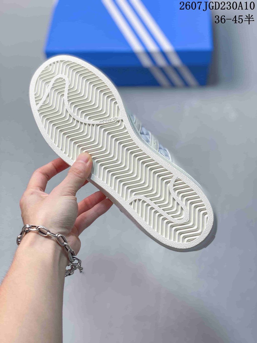 Adidas Superstar II White Sneakers 2607JGD230A10