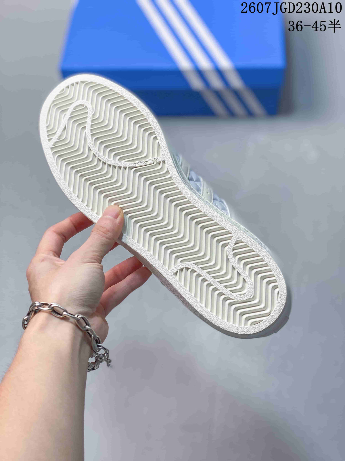 Adidas Superstar II White Sneakers 2607JGD230A10