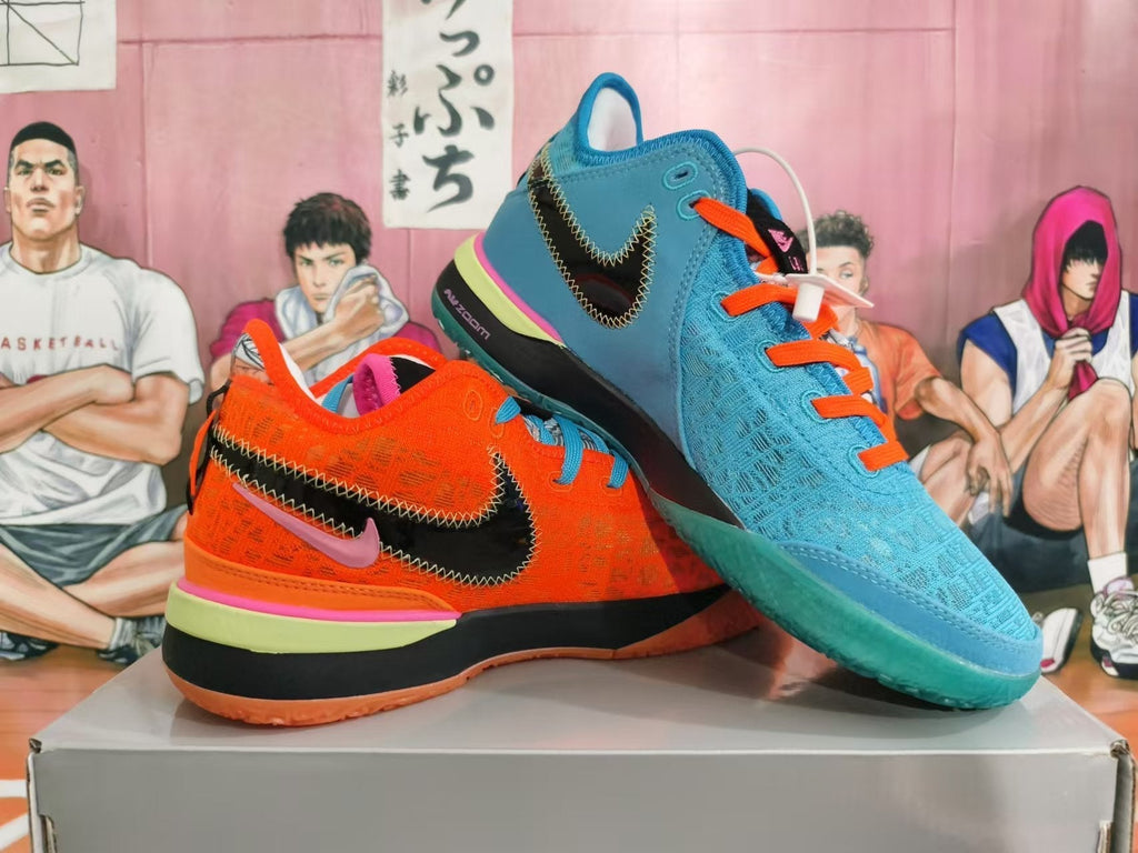 Nike Kobe 8 Basketball Shoes in Orange and Blue