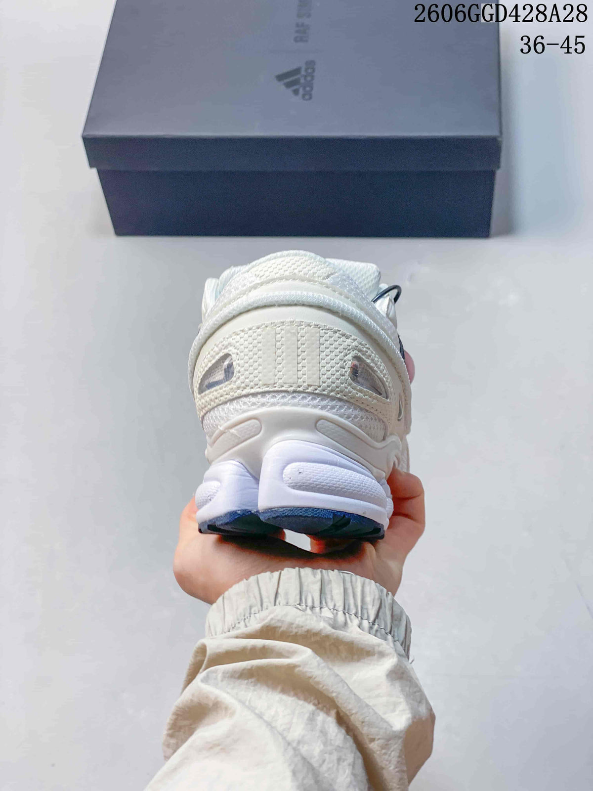 adidas by Raf Simons Cylon-21 White Low-Top Sneakers