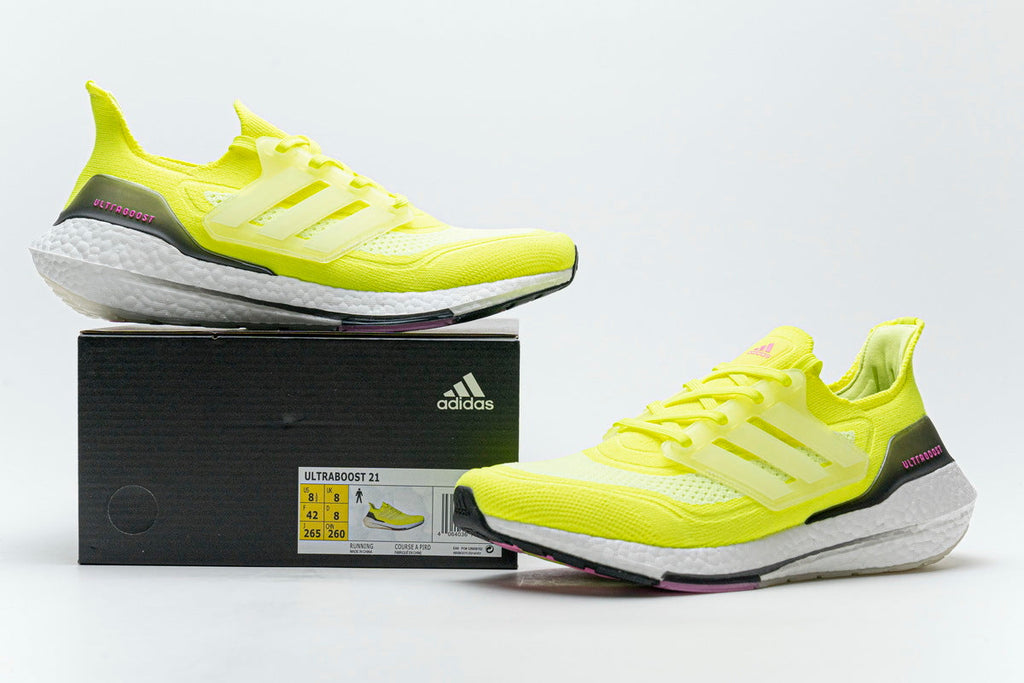 adidas Ultraboost 21 Running Shoes – Hi-Vis Yellow