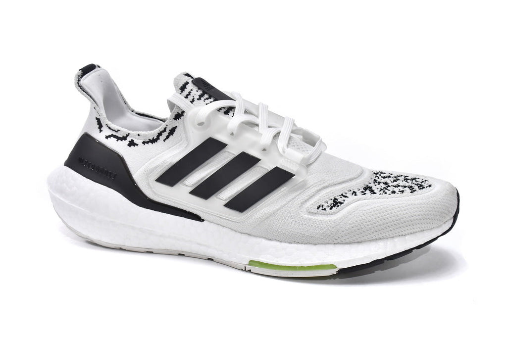 adidas UltraBoost 22 GX5573 White Black Zebra Running Shoes