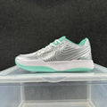 Nike Zoom Silver and Green Sneakers