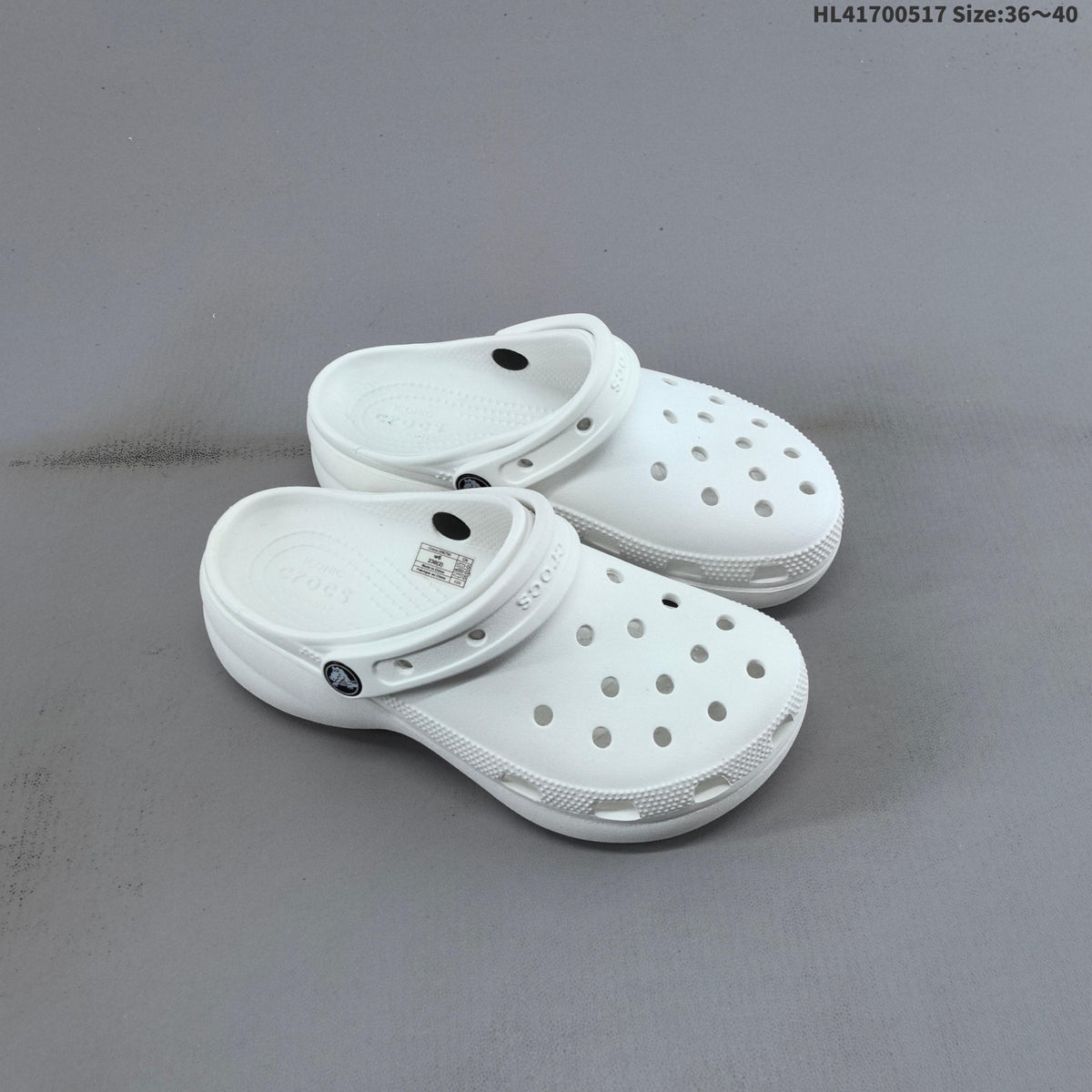 Crocs Classic Clog Platform Clog in Black, White or Cream