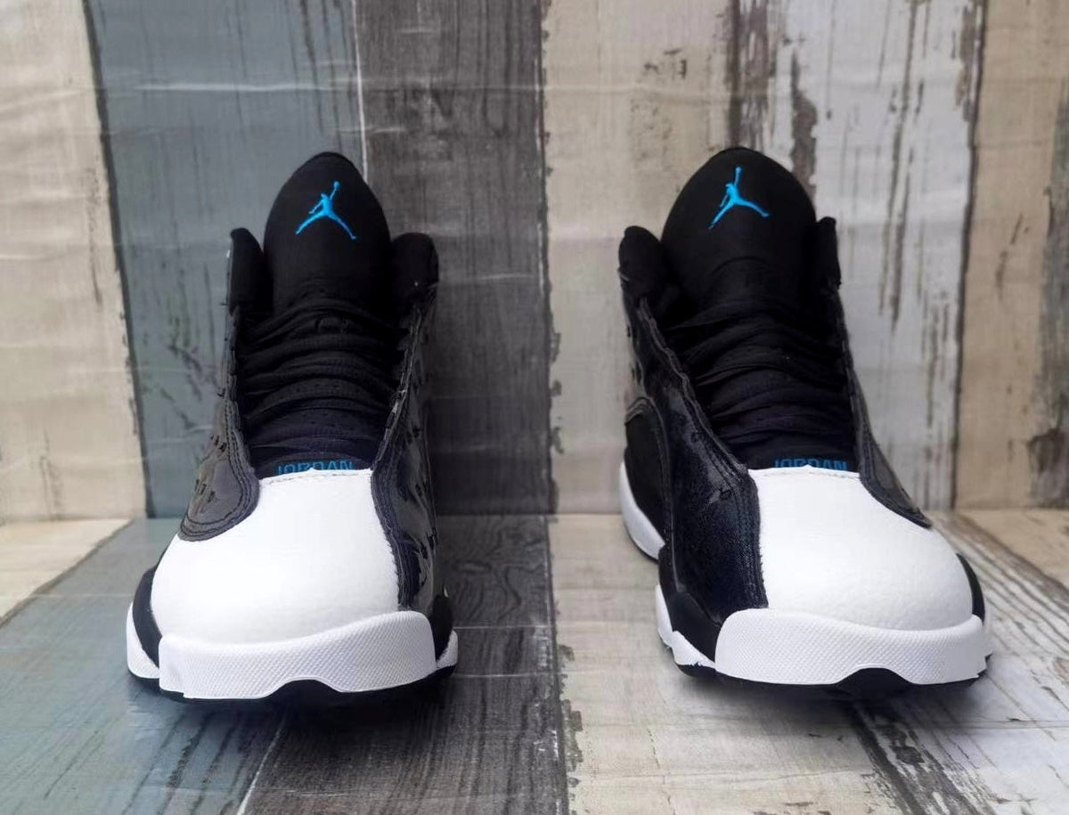 Jordan 13 Black Iridescent Basketball Sneakers