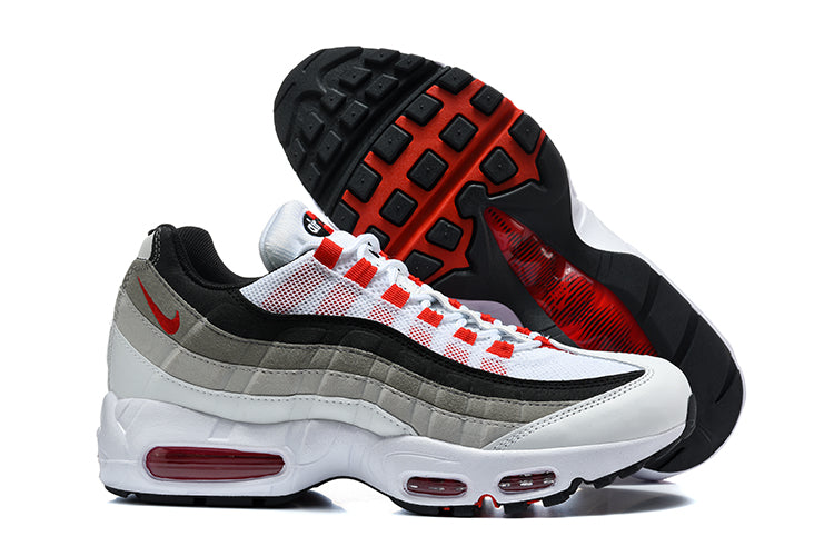 Nike Air Max 95 TT White Grey Red Sneakers 918762-100
