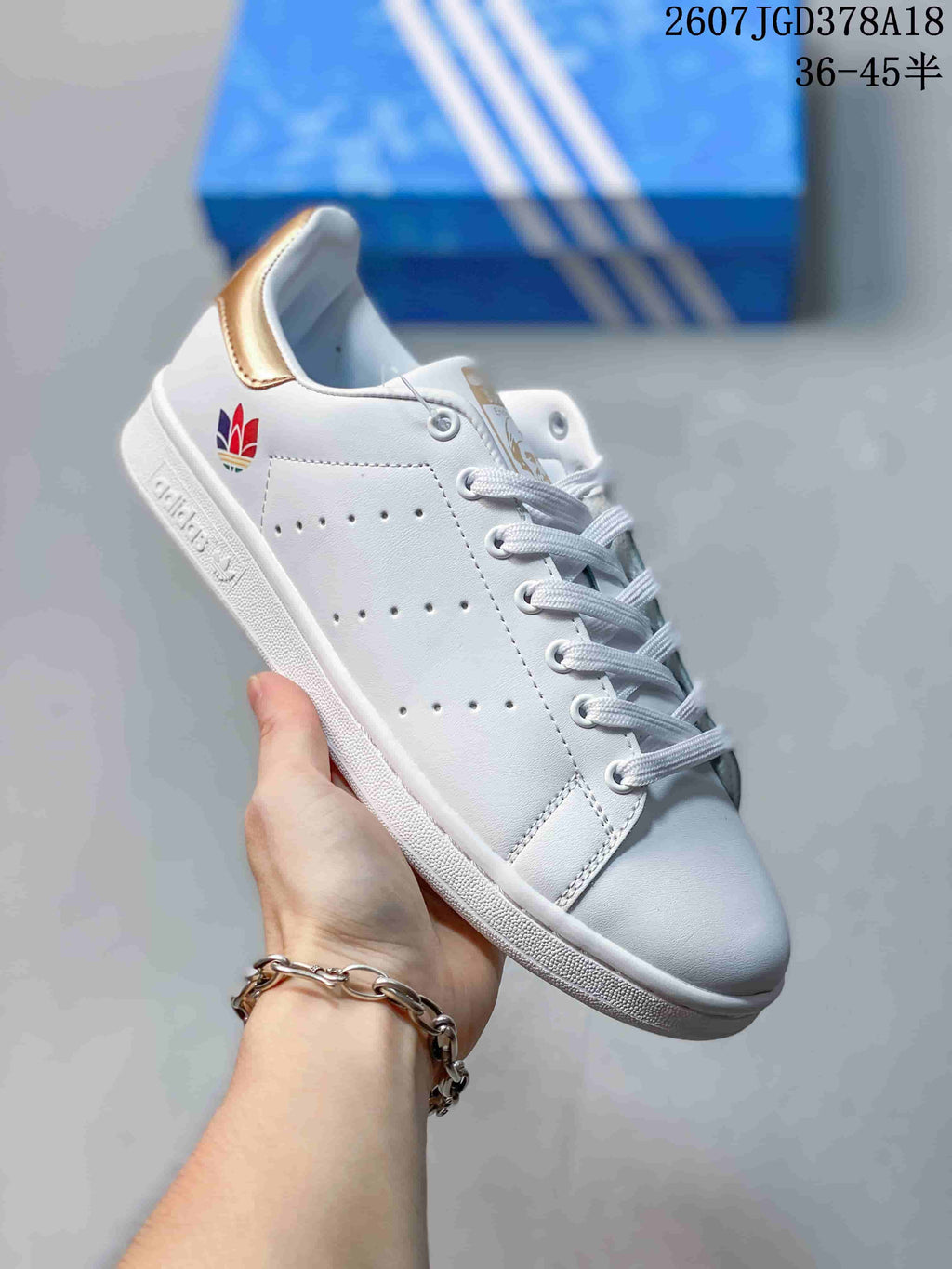 adidas Stan Smith White Low-Top Sneakers 2607TGD378A18