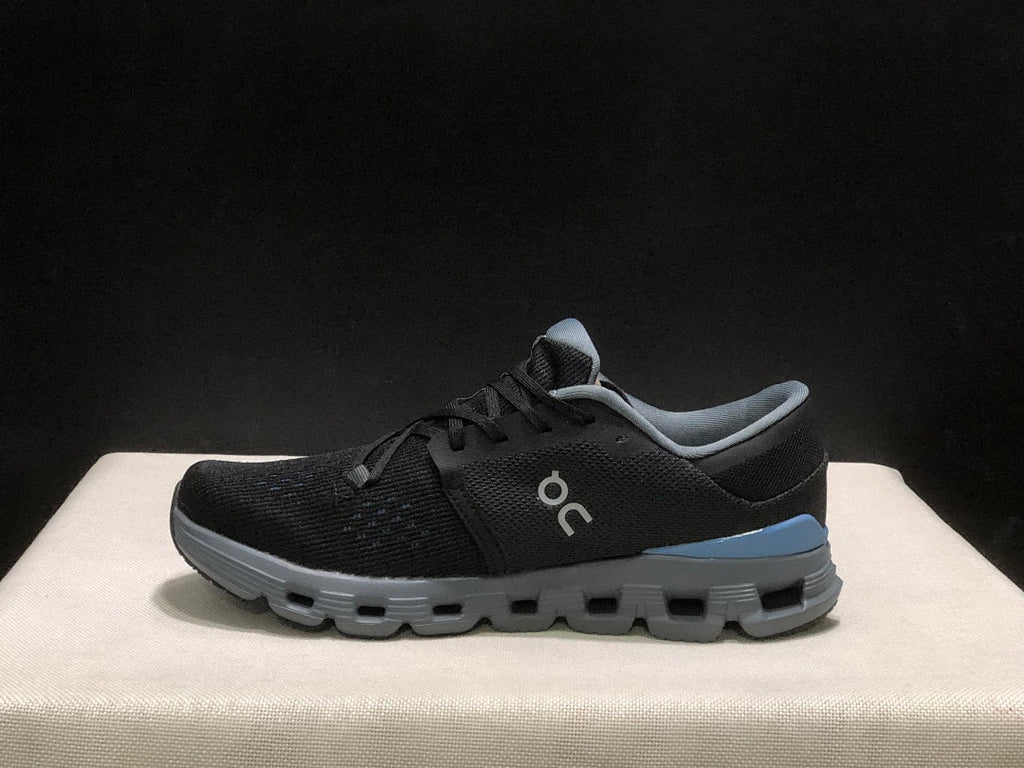 On Cloud X 4 Sneakers in Black and Blue