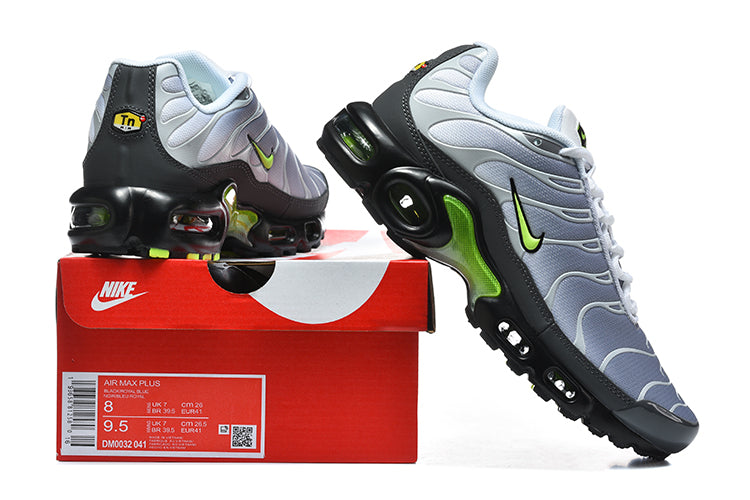 Nike Air Max Plus Sneakers in Grey and Volt