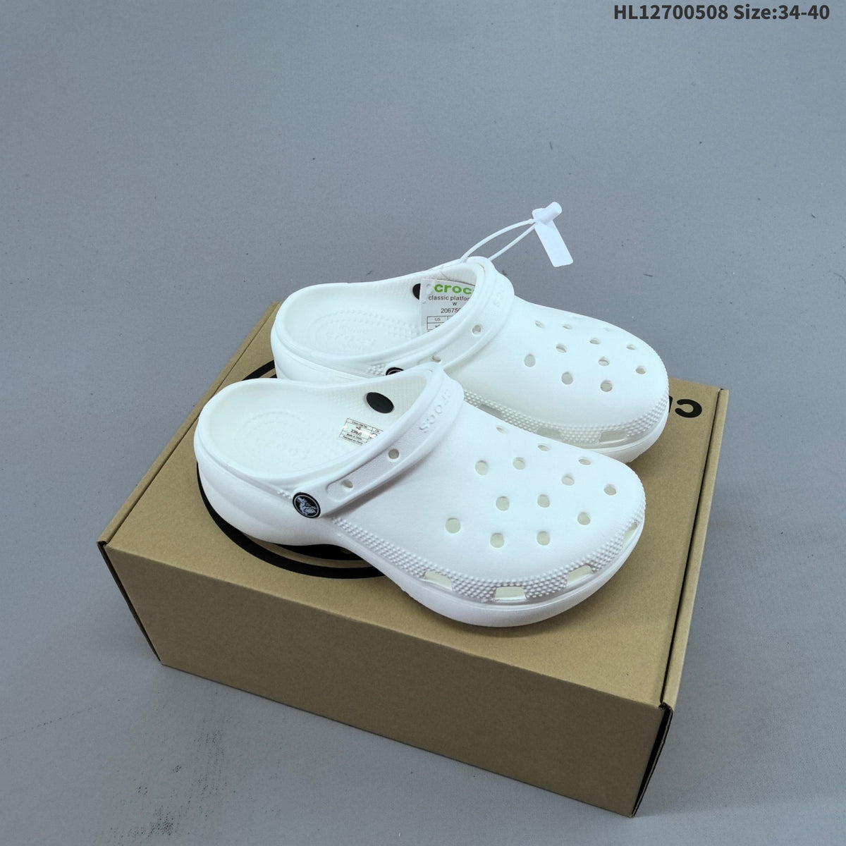 Crocs Classic Platform Clog with Ventilation Holes