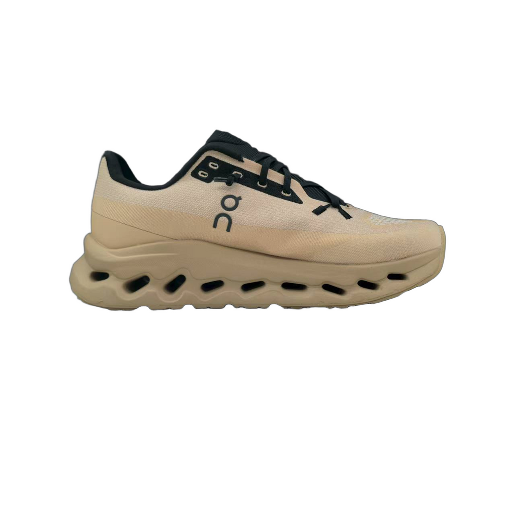 On Running Shoes in Beige and Black