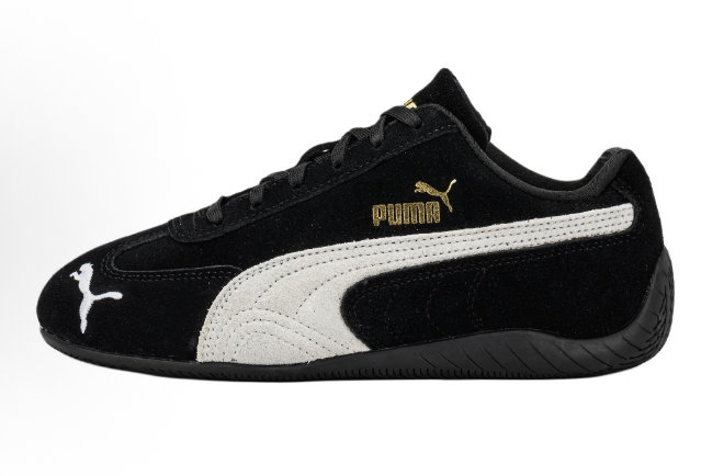 PUMA Black and White Low-Top Sneakers