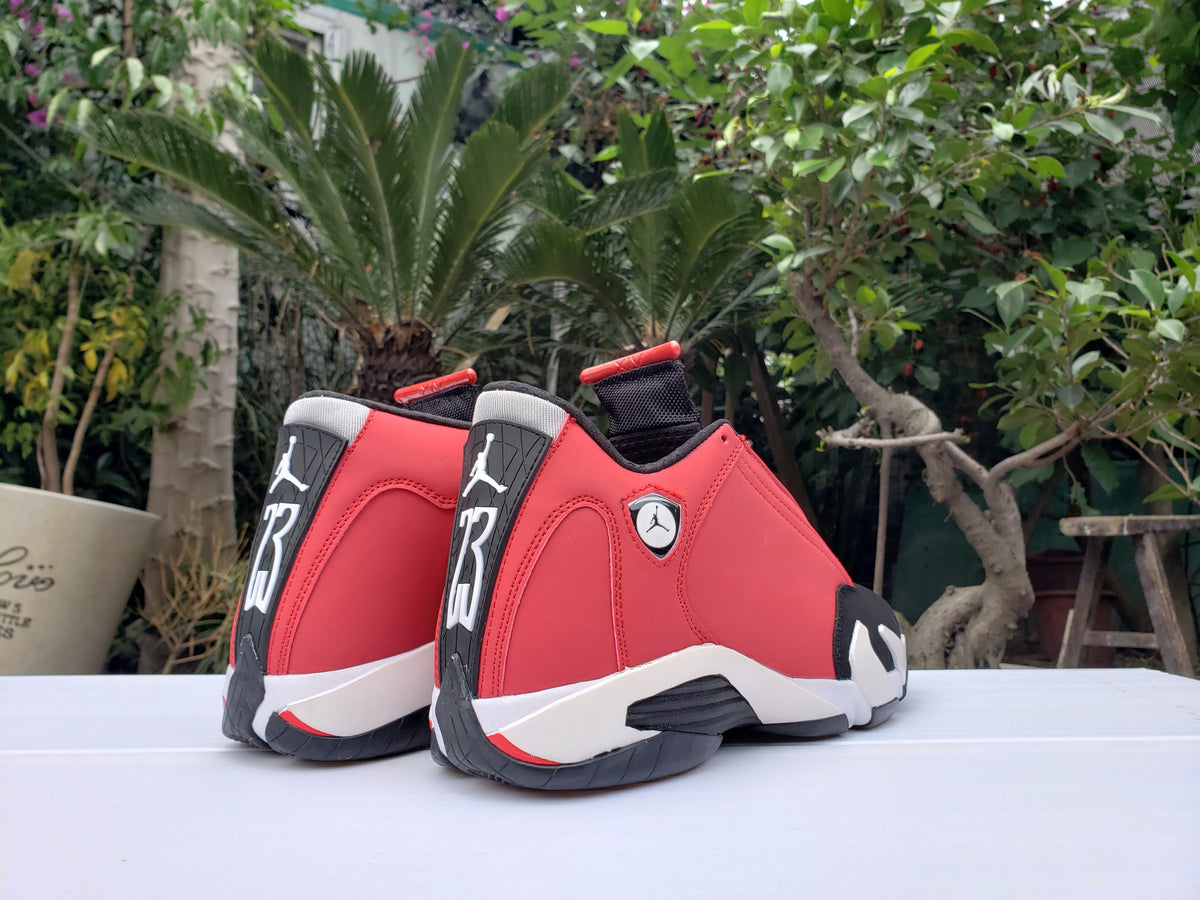 Air Jordan 14 Red, White & Black Men's Sneakers