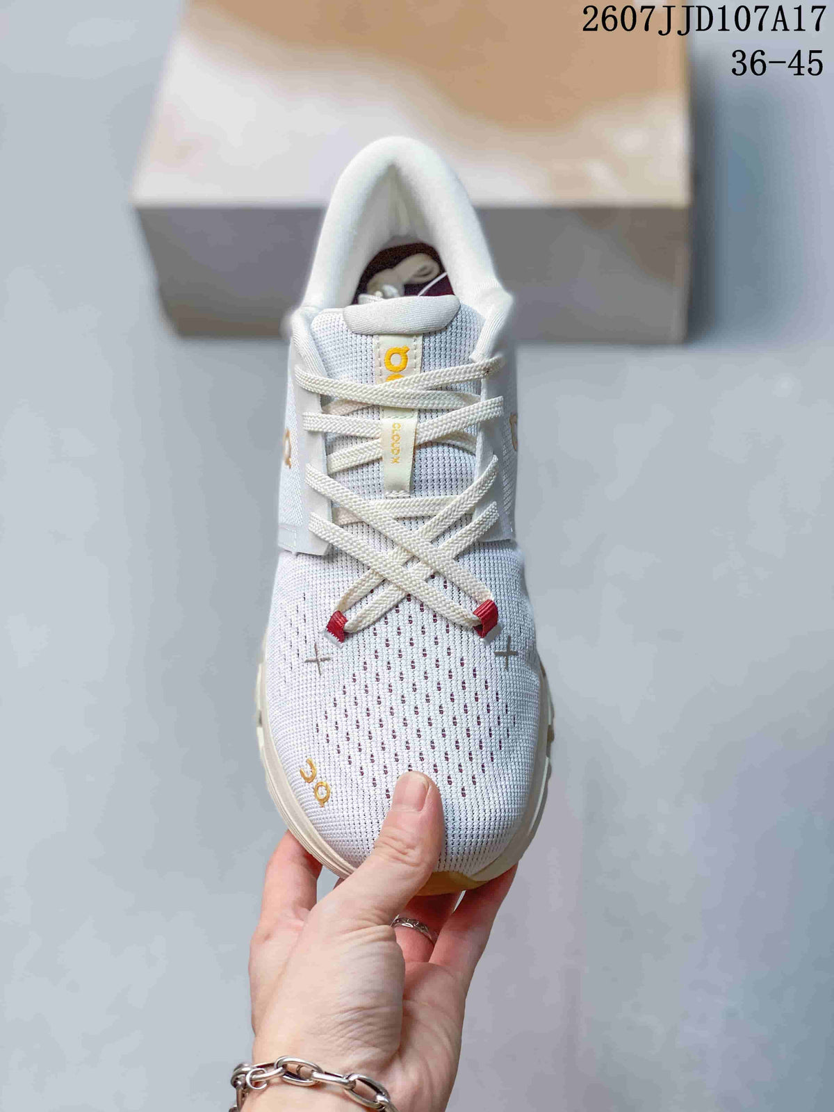 On Running Cloud X 4 AD Sneakers White Red Gold