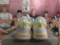 Nike Basketball Sneakers White Purple Yellow