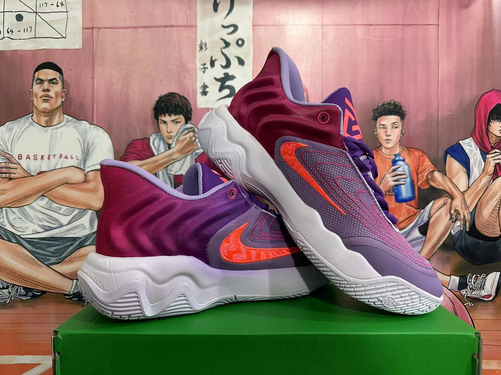 Nike Basketball Shoes in Purple and Burgundy