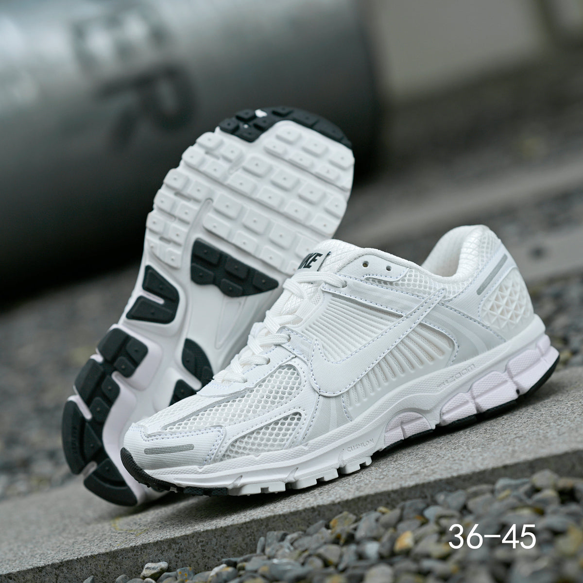 Nike Air Zoom Vomero 5 White Running Sneakers