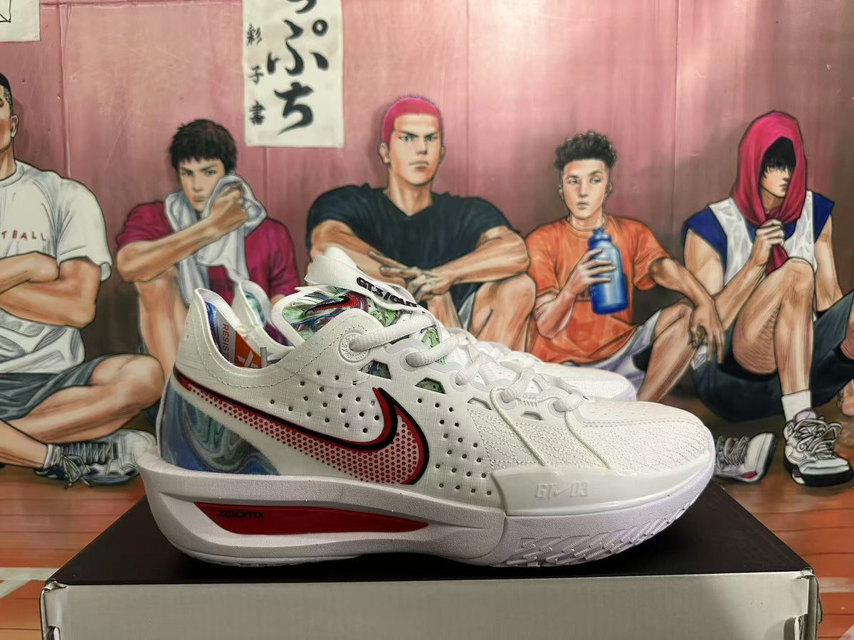 Nike White Camo Basketball Sneakers