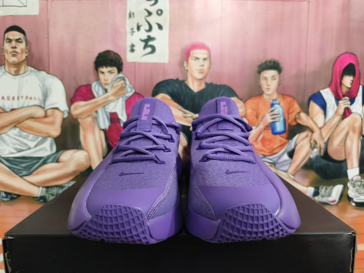 Nike Purple Low-Top Lace-Up Sneakers