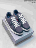 Prada Downtown Low-Top Sneakers Navy and White 2607HXD1829A19